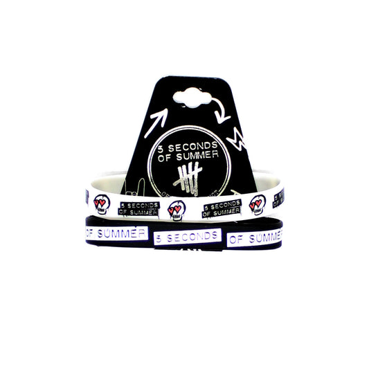 5 Seconds Of Summer 2 Pack Rubber Bracelet