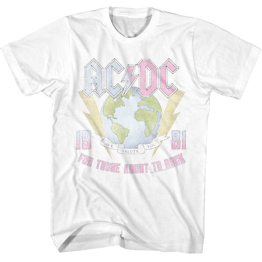 AC/DC AC/DC Earth For Those About To Rock T-shirt