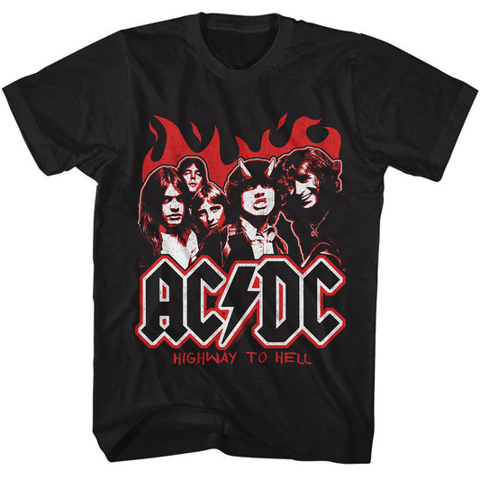AC/DC AC/DC Hth 2 Tone T-shirt