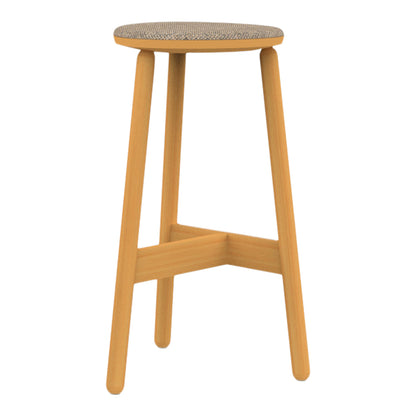 Beech Stool 75 Flat Barstool - Upholstered
