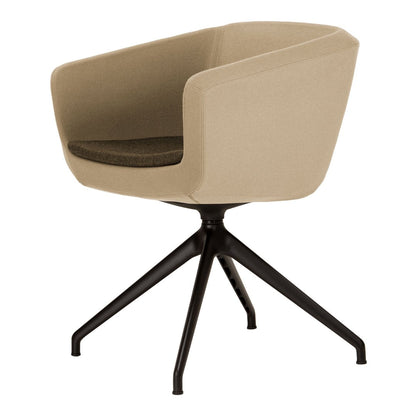 Arca 5098 Small Armchair - 4-Star - Polished Aluminum Base