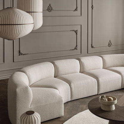 Angle Curved Semi-Circular Sofa