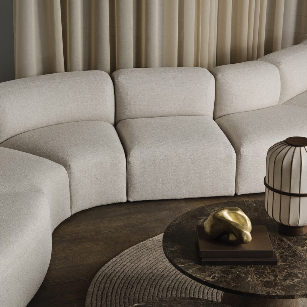 Angle Curved Pouf