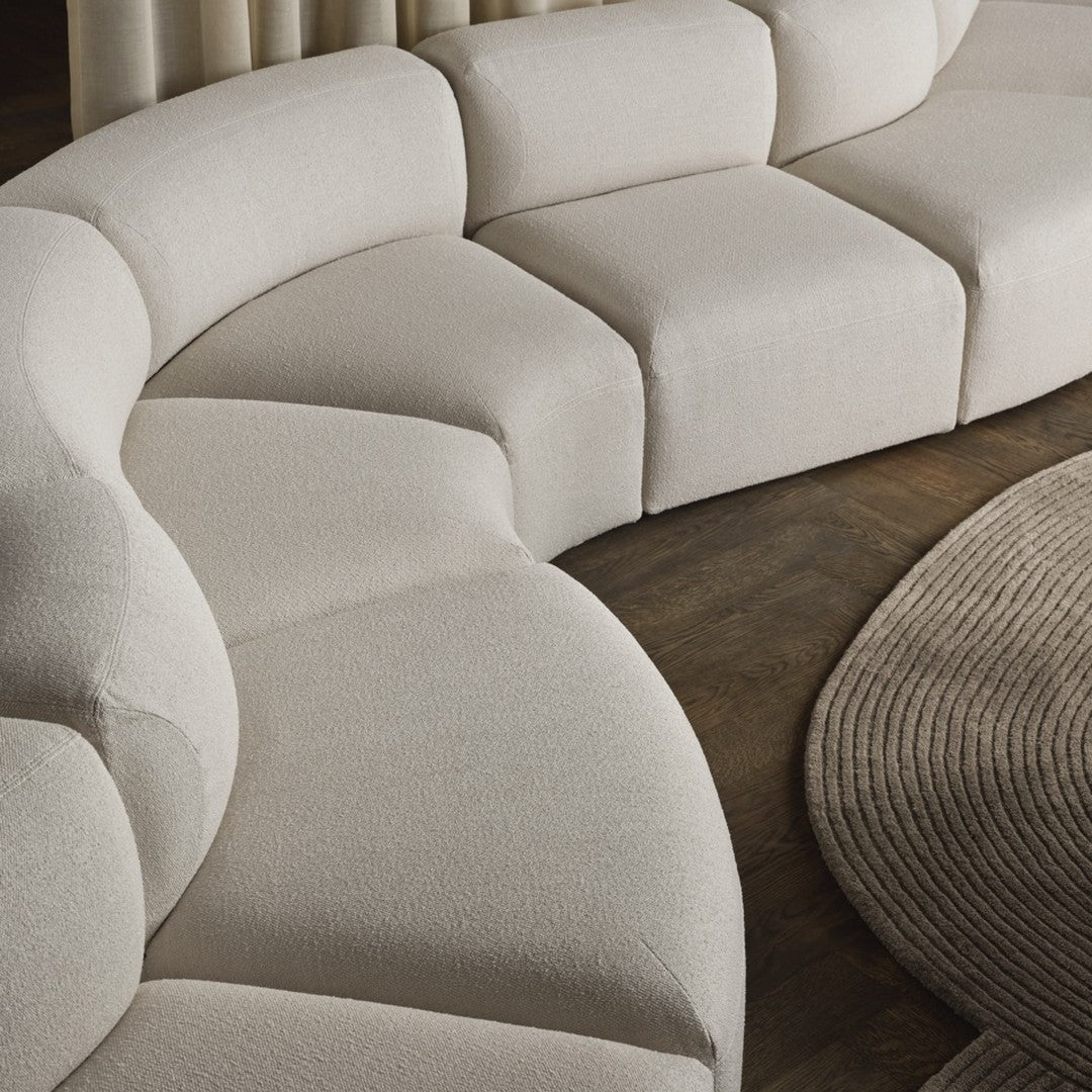 Angle Curved Pouf