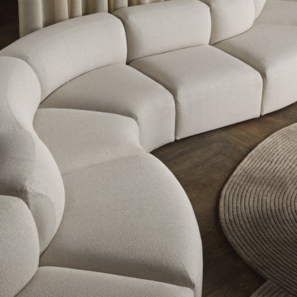 Angle Curved Pouf