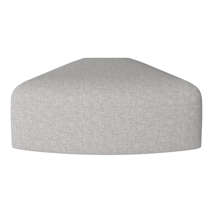 Angle Curved Pouf