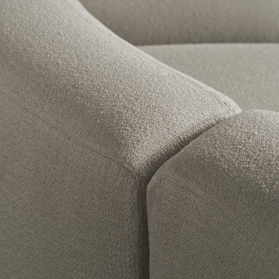 Angle Curved Semi-Circular Sofa w/ Open End