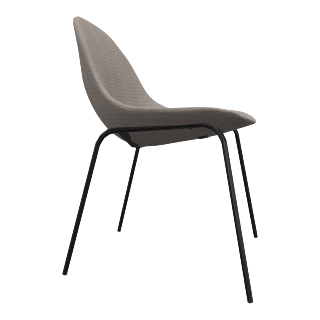 Atticus 08  Side Chair - 4 Leg, Lacquered Metal