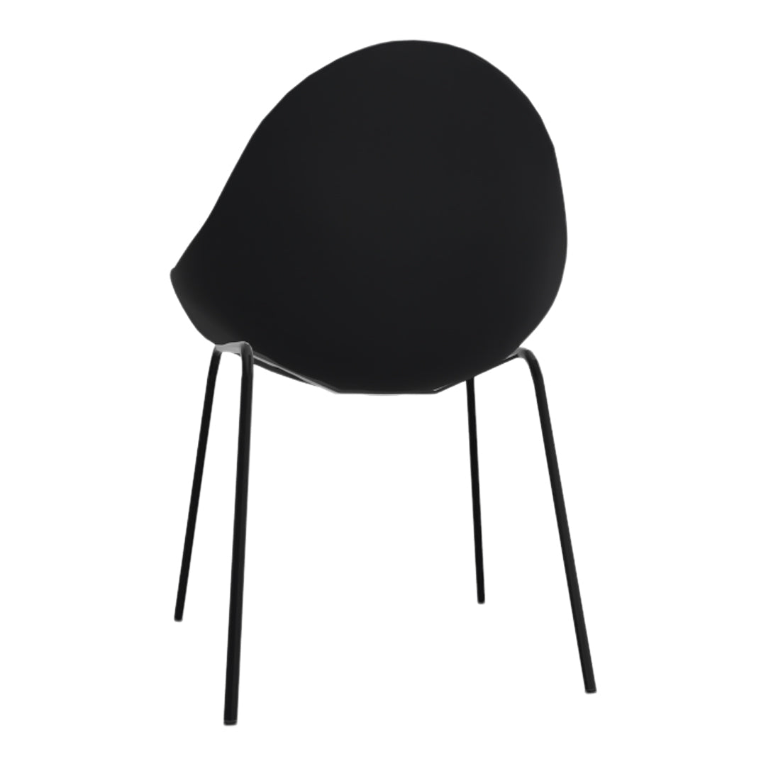 Atticus 08 Armchair - 4 Leg, Lacquered Metal