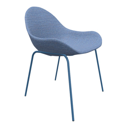 Atticus 08 Armchair - 4 Leg, Lacquered Metal