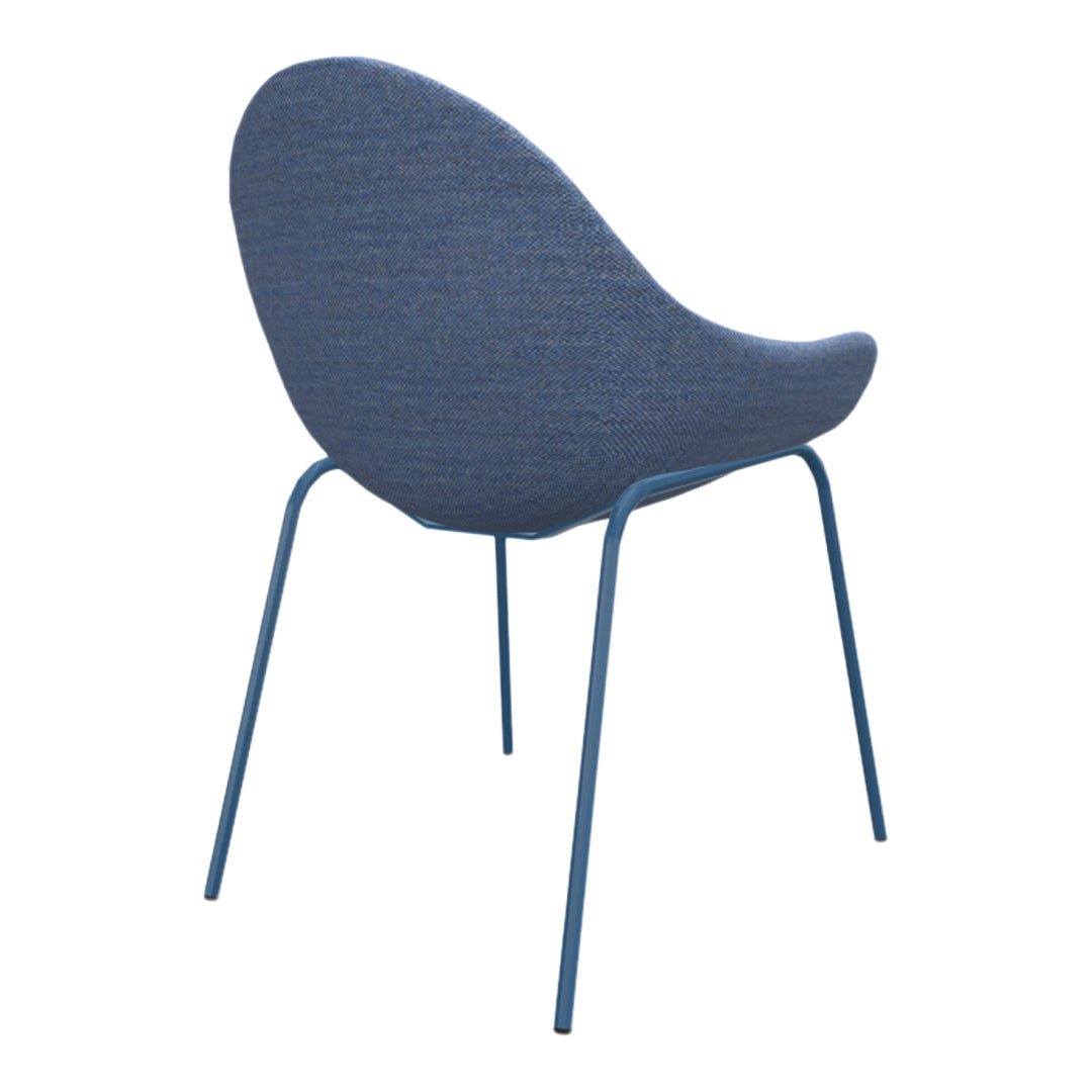 Atticus 08 Armchair - 4 Leg, Lacquered Metal
