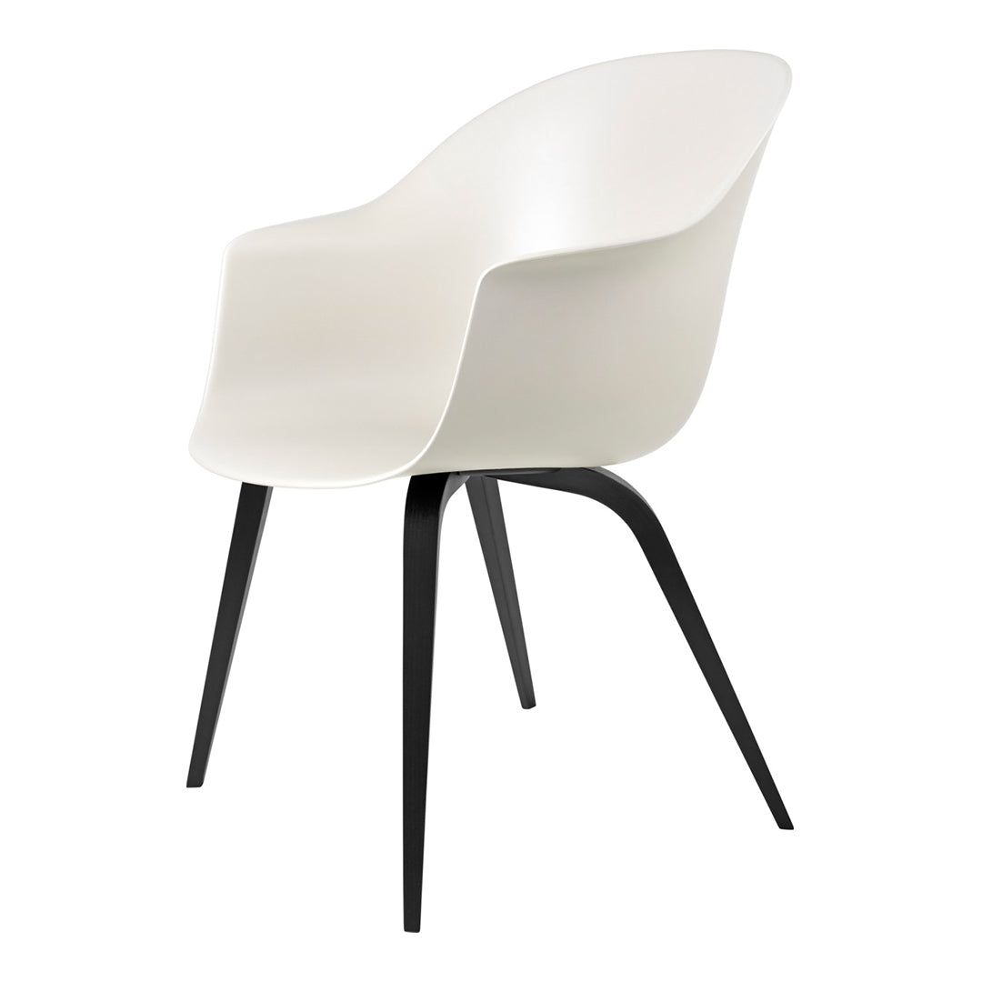 Bat Dining Armchair - Wood Base