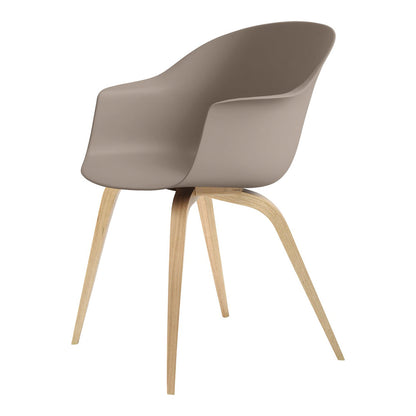 Bat Dining Armchair - Wood Base