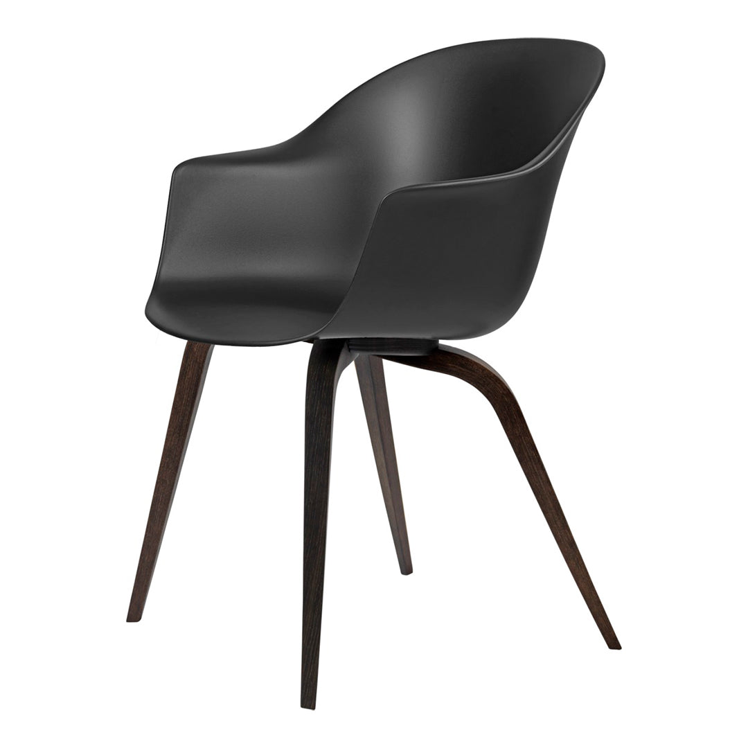 Bat Dining Armchair - Wood Base
