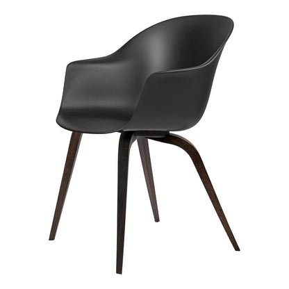 Bat Dining Armchair - Wood Base