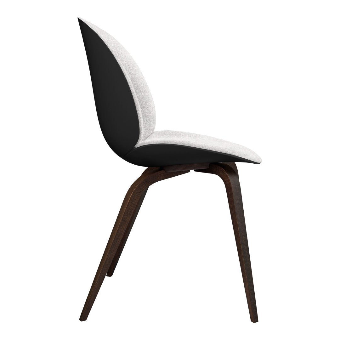 Beetle Dining Chair - Front Upholstered - Smoked Oak Base