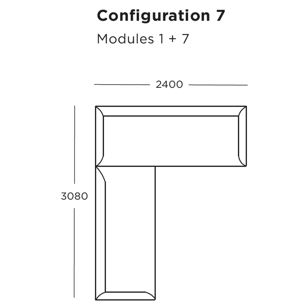 Blade Modular Sofa (Modules 1-8)
