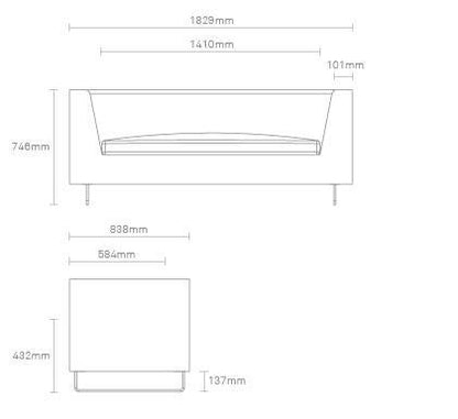 Bonnie Studio Sofa