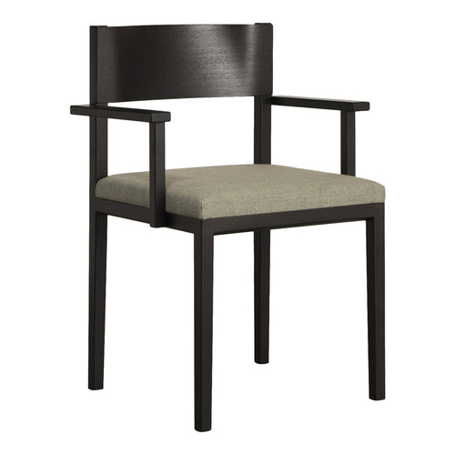 Boogie 22/L Dining Armchair - Seat Upholstered - Wooden Back