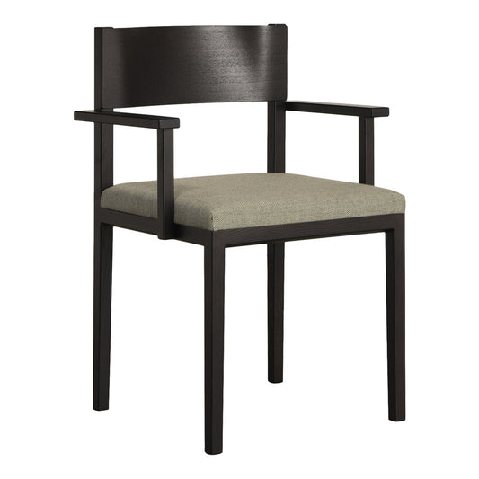 Boogie 22/L Dining Armchair - Seat Upholstered - Wooden Back