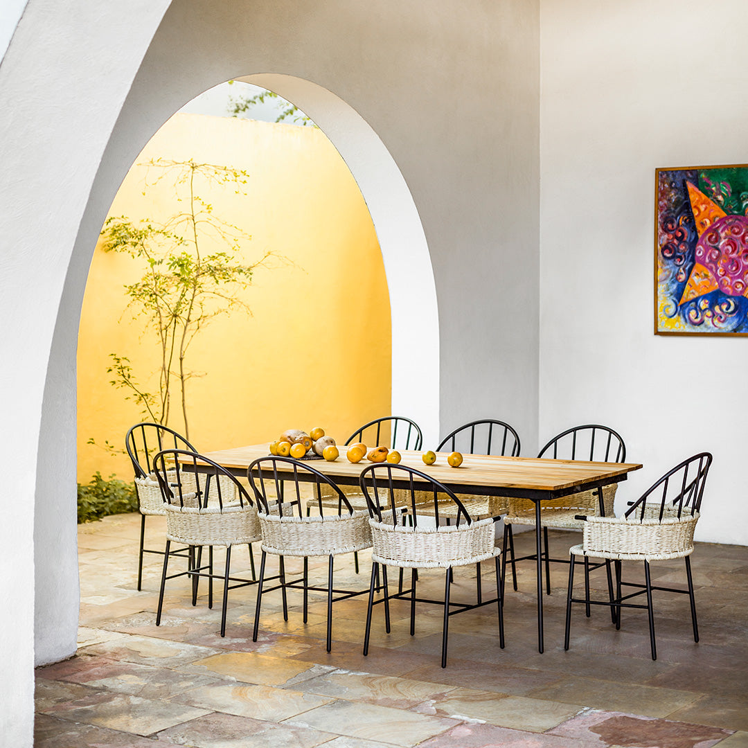 1730 Outdoor Dining Armchair w/ Cushion