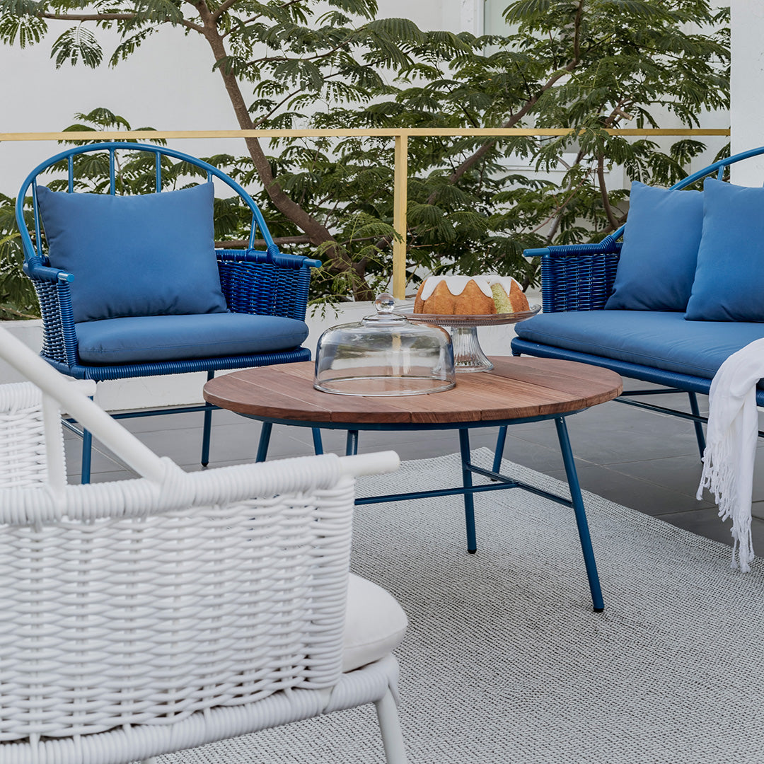 1730 Outdoor Lounge Chair w/ Cushion
