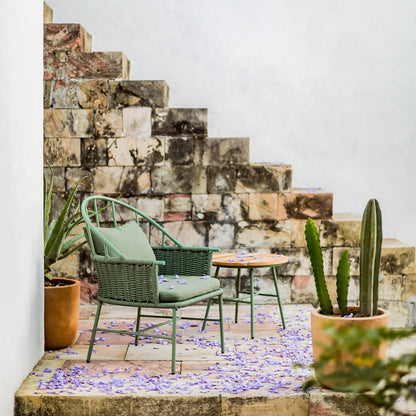1730 Outdoor Lounge Chair w/ Cushion