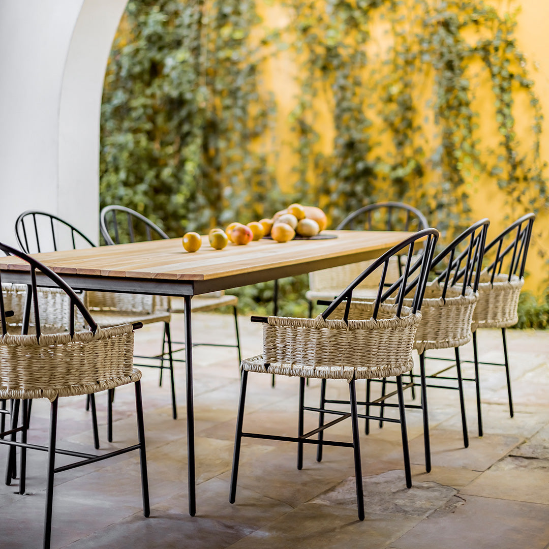 1730 Outdoor Dining Armchair w/ Cushion