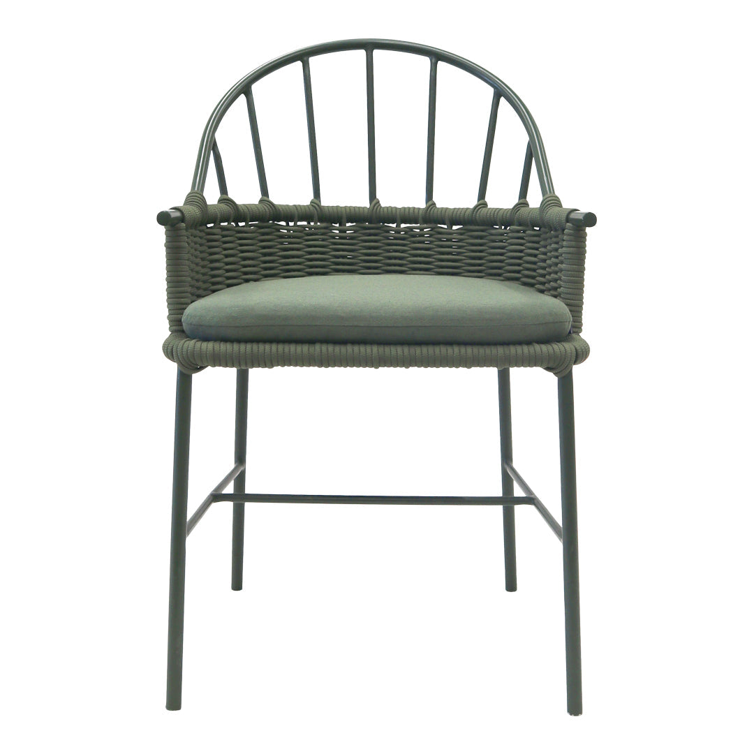 1730 Outdoor Dining Armchair w/ Cushion