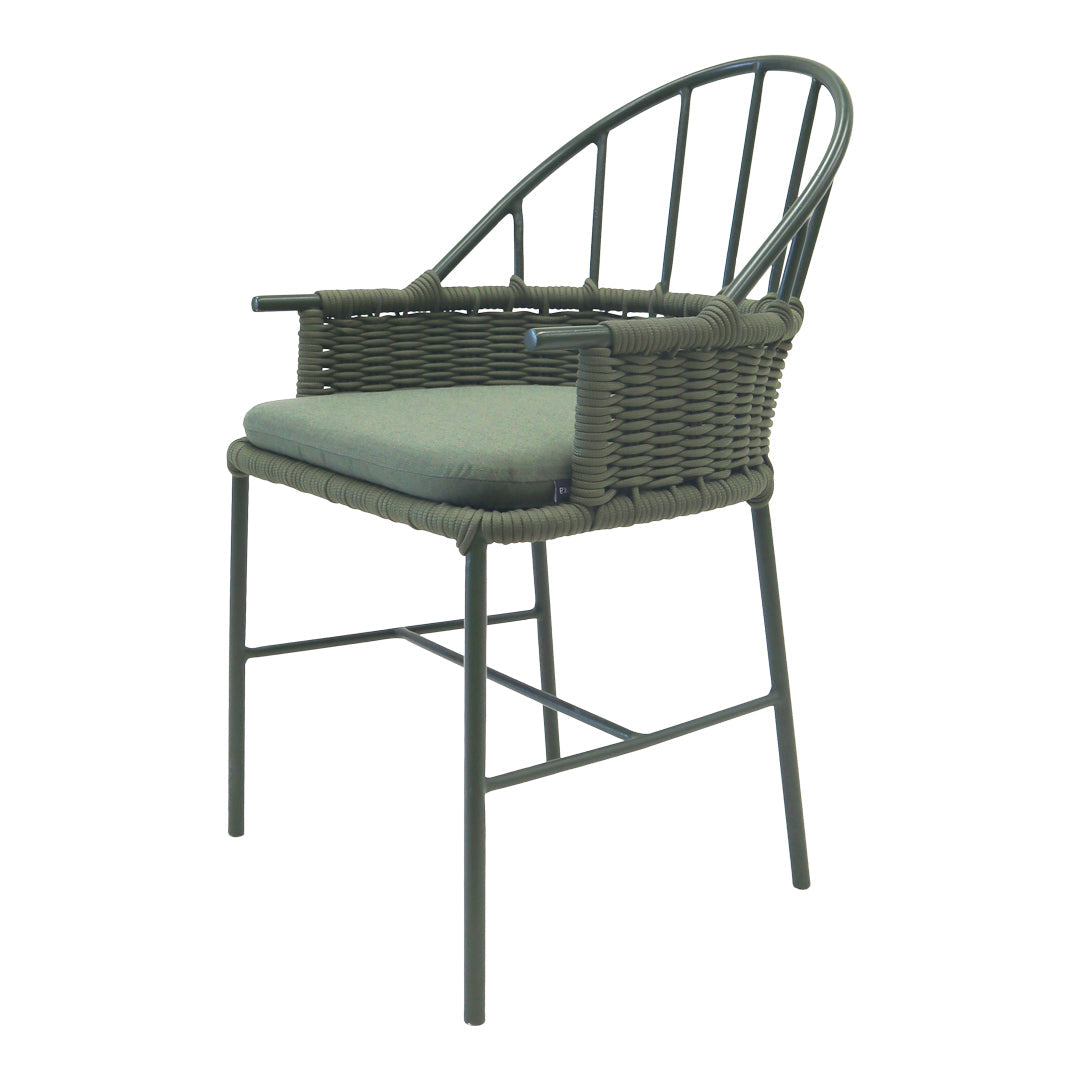 1730 Outdoor Dining Armchair w/ Cushion