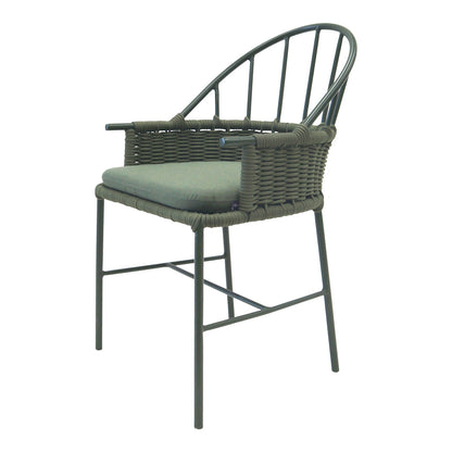 1730 Outdoor Dining Armchair w/ Cushion