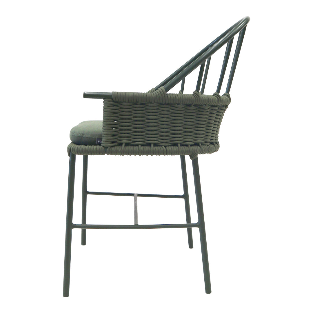 1730 Outdoor Dining Armchair w/ Cushion