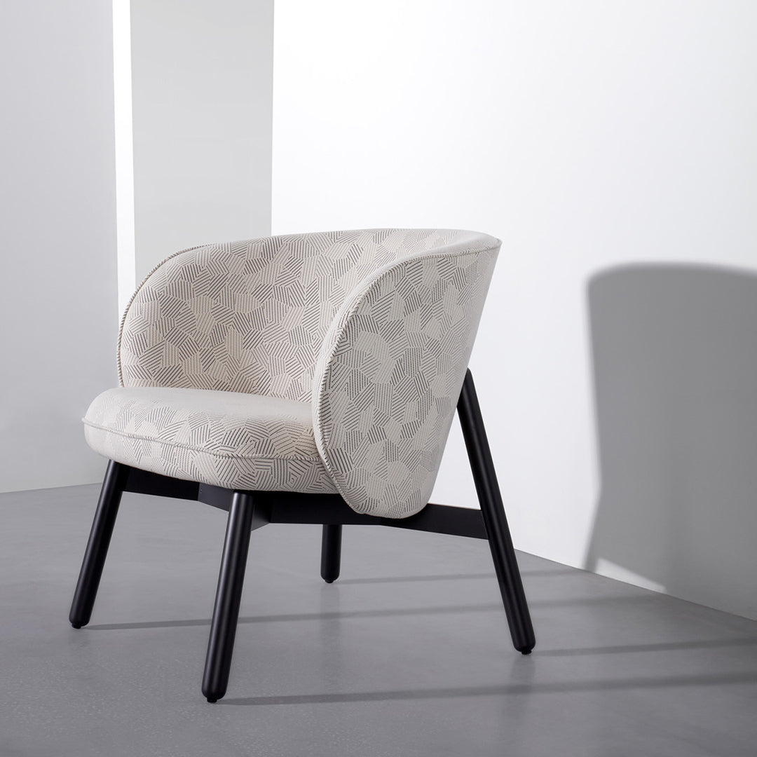 Beech Club Lounge Chair