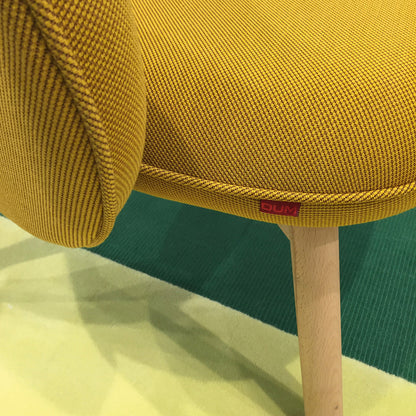 Beech Club Lounge Chair