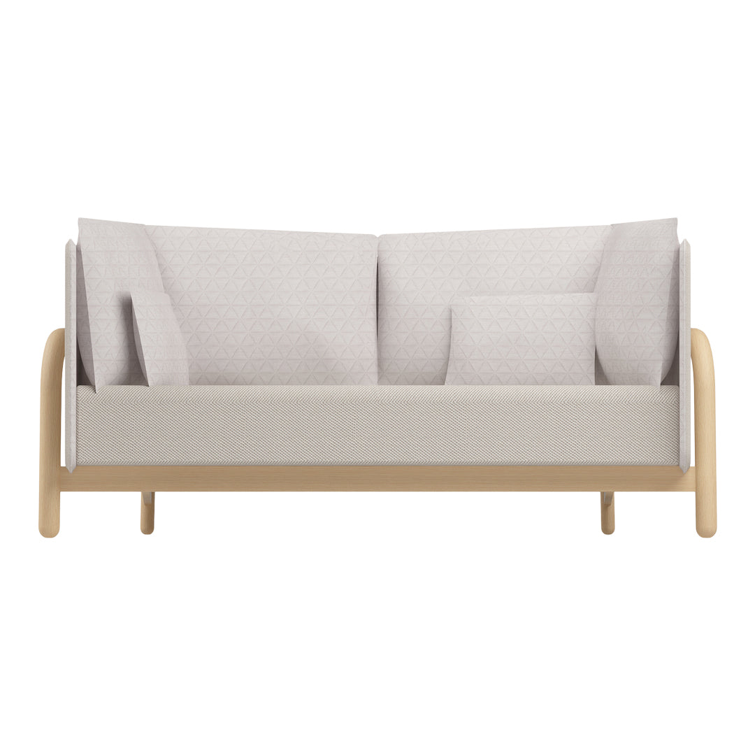 Beech Private Bench Sofa - Low Back
