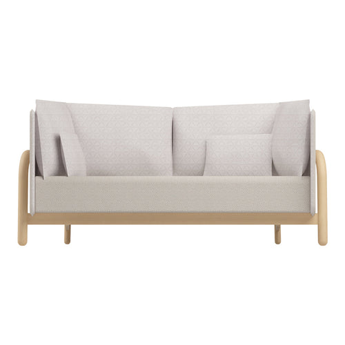 Beech Private Bench Sofa - Low Back