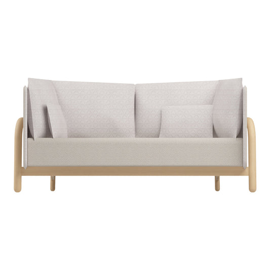 Beech Private Bench Sofa - Low Back