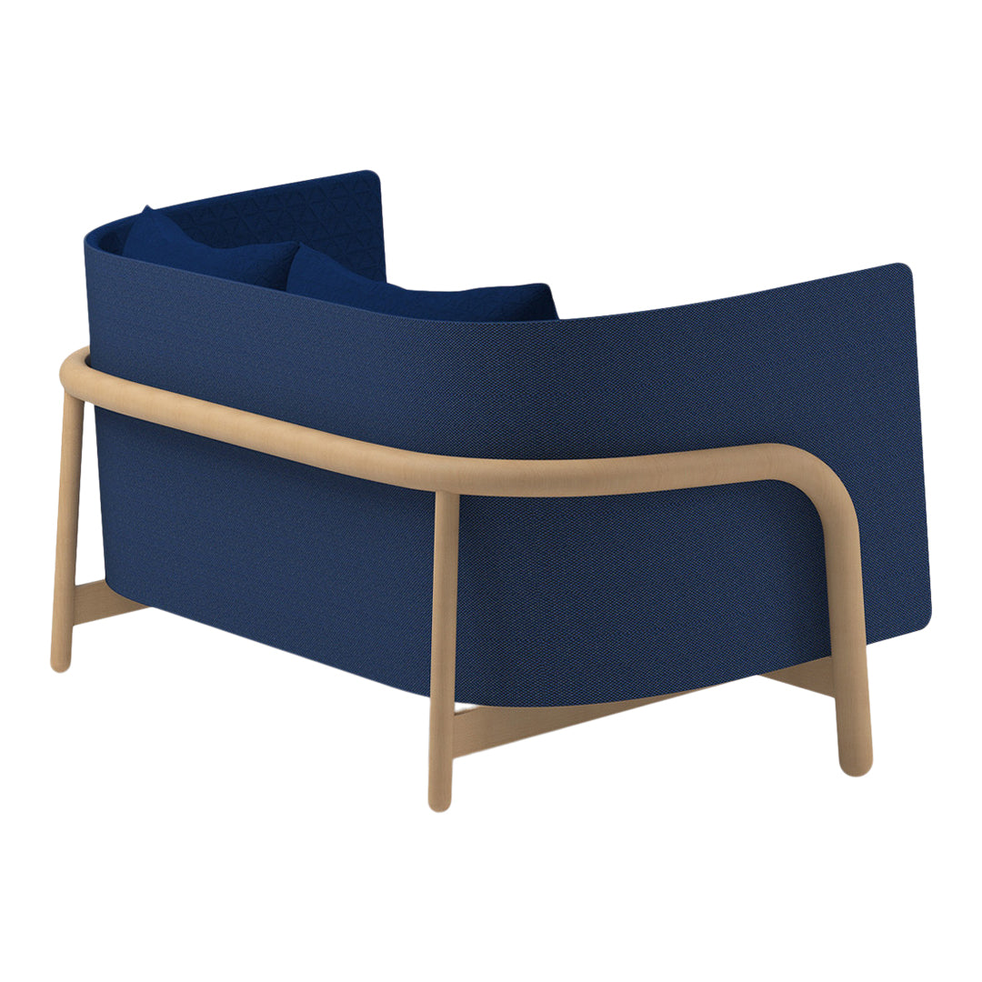 Beech Private Bench Sofa - Low Back