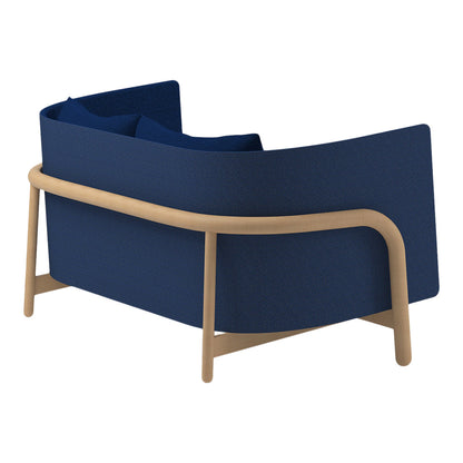 Beech Private Bench Sofa - Low Back