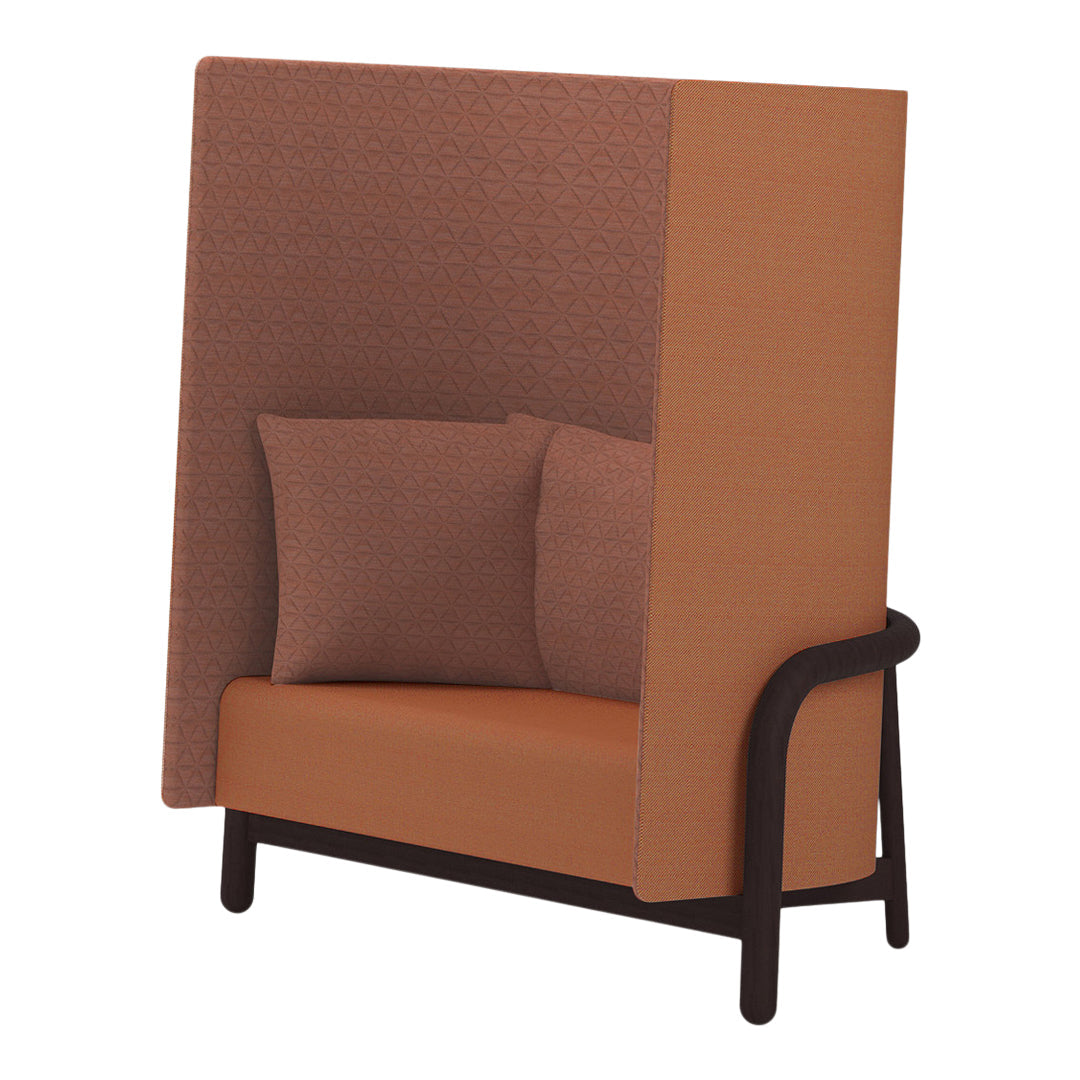 Beech Private Loveseat - High Back