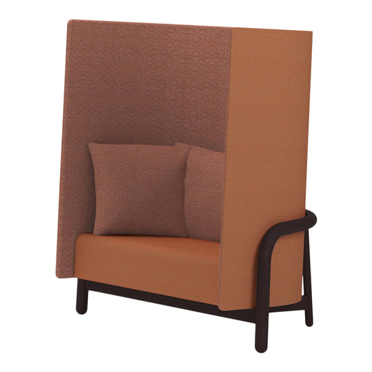 Beech Private Loveseat - High Back