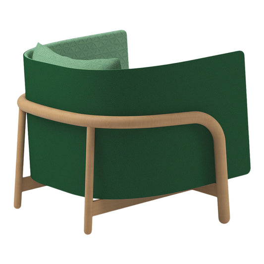 Beech Private Loveseat - Low Back