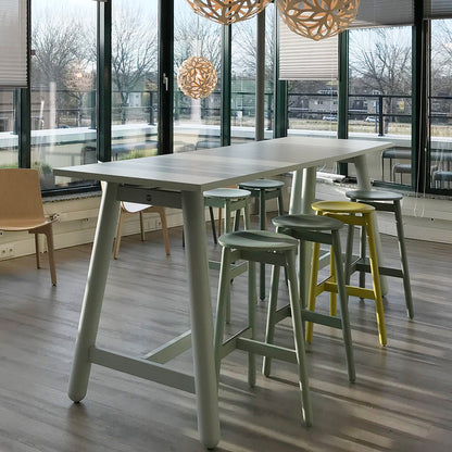 Beech Stool 75 Flat Barstool - Upholstered