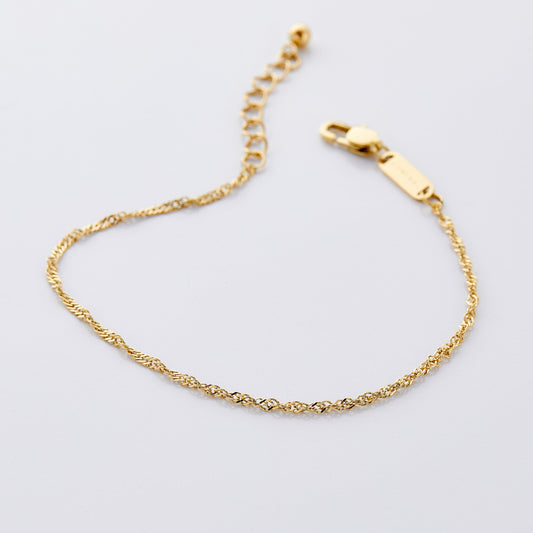 Twisted Chain Anklet | Girls