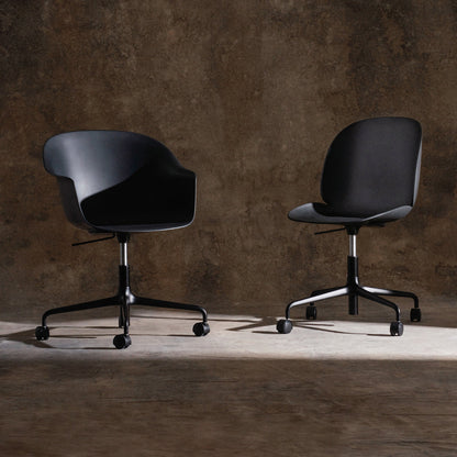 Bat Meeting Chair - 4-Star Base w/ Casters - Height Adjustable