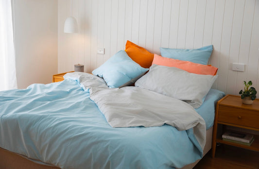 Cloud Cotton Duvet Cover Skylar Peach Finish