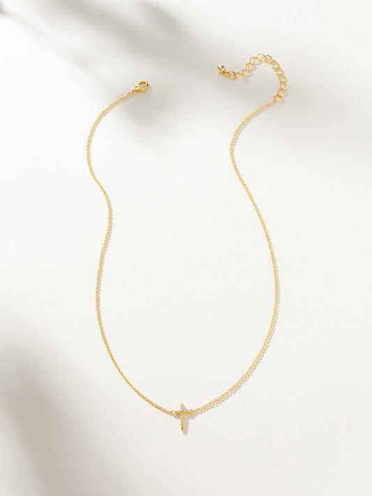 Simple Cross Necklace