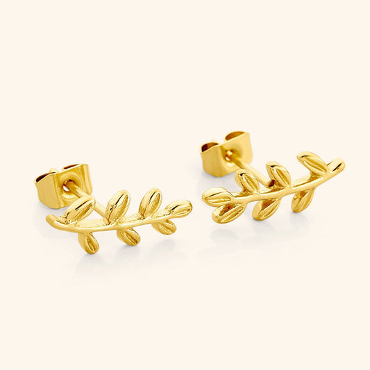 Palestine Olive Leaf Earrings