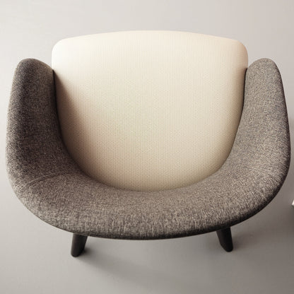 Bellevue 04 Lounge Armchair - Ash Frame