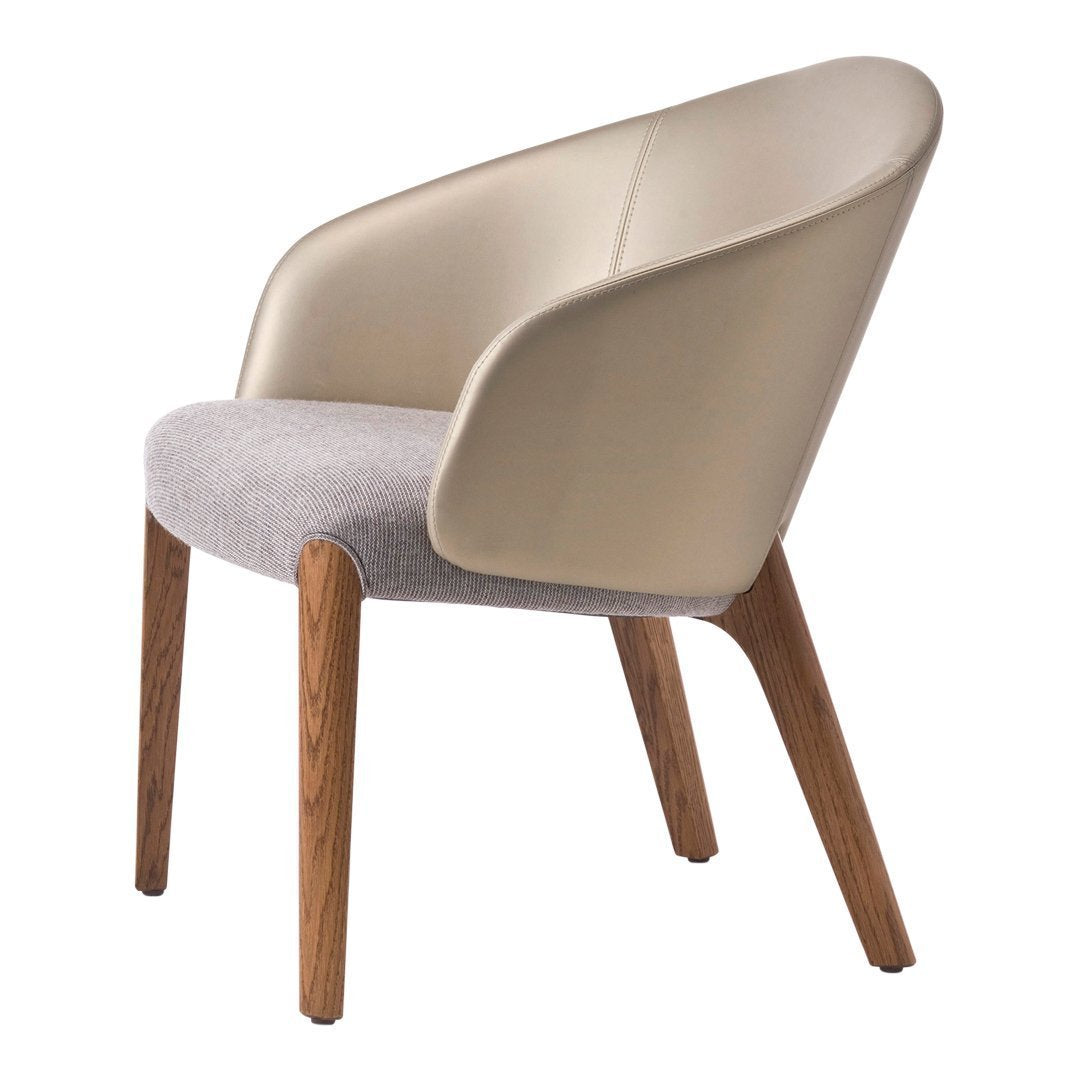Bellevue 04 Lounge Armchair - Ash Frame